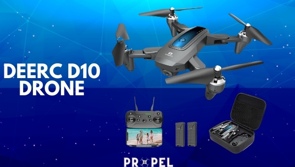 DEERC D10 Drone Review [Unboxing,Setup &Test Flight] #DEERC #D10