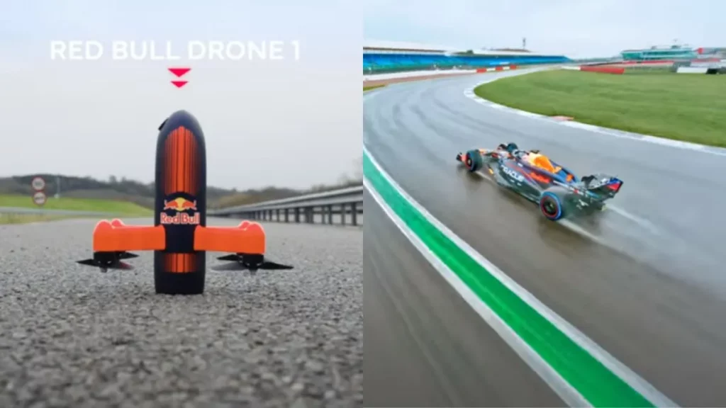 Drone Vs F1 Car