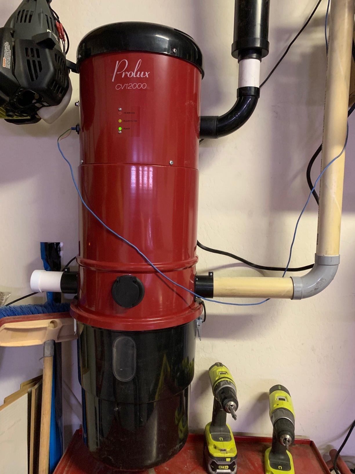 Prolux CV12000 Central Vacuum - 25 Year Service Promise, No Suction Loss Design, Made in North America, 2-Stage Bypass Motor, Large Capacity Powerful System customer photo 1