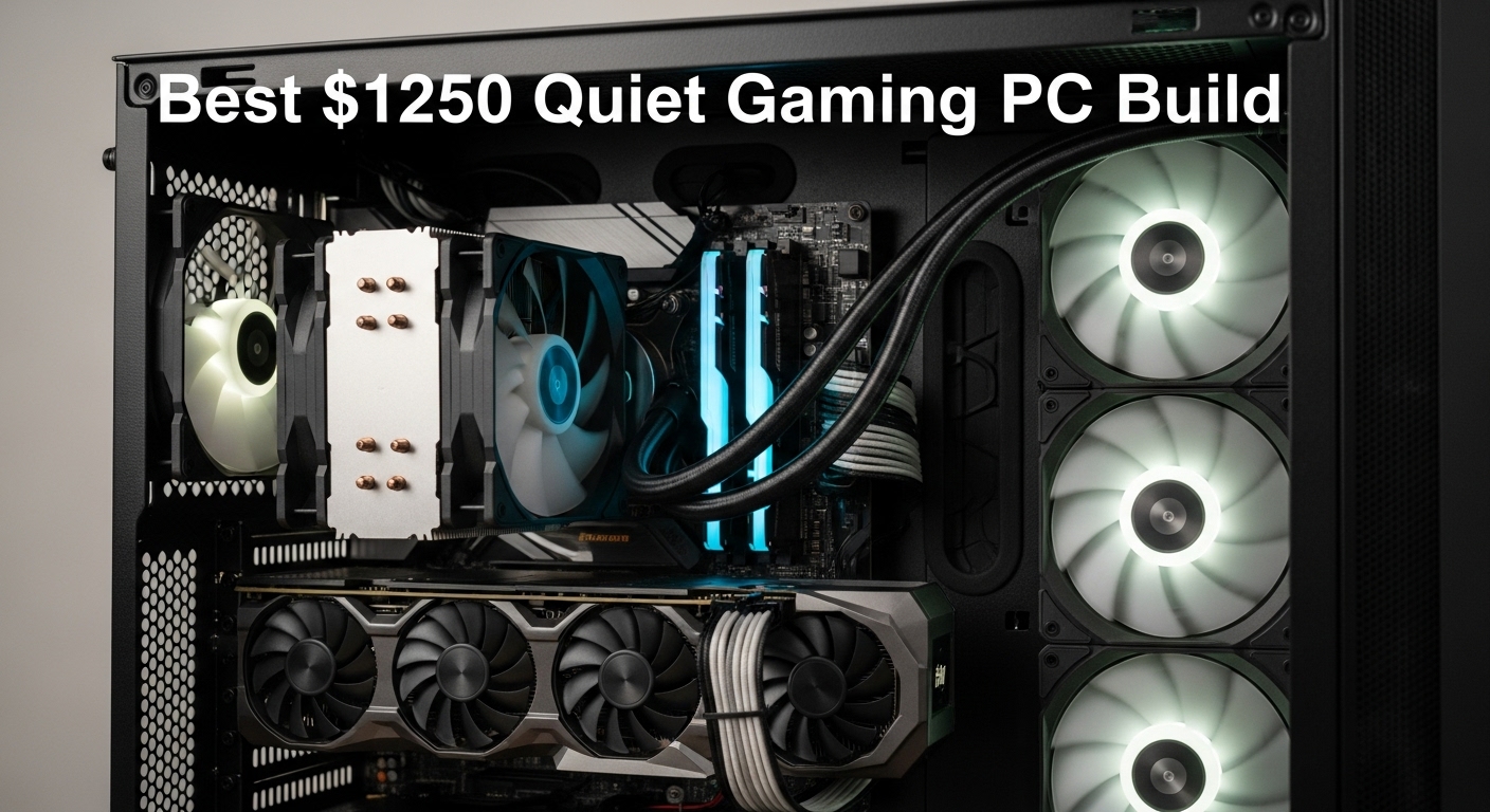 Best $1250 Quiet Gaming PC Build 2026: Complete Silent Performance Guide