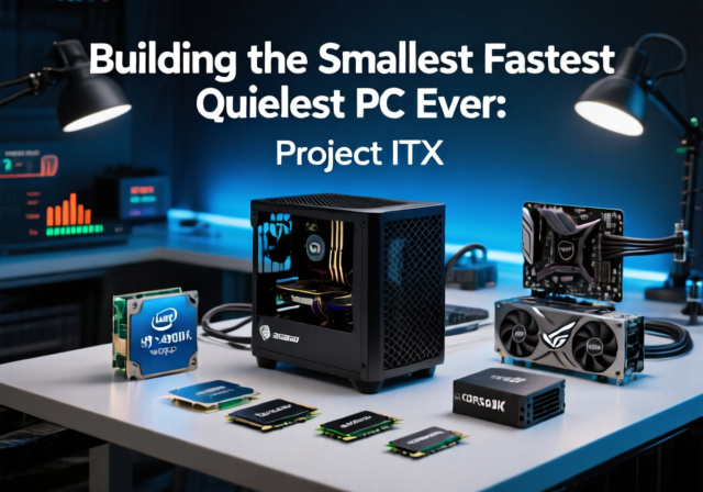 Building the Smallest Fastest Quietest PC Ever: Project ITX