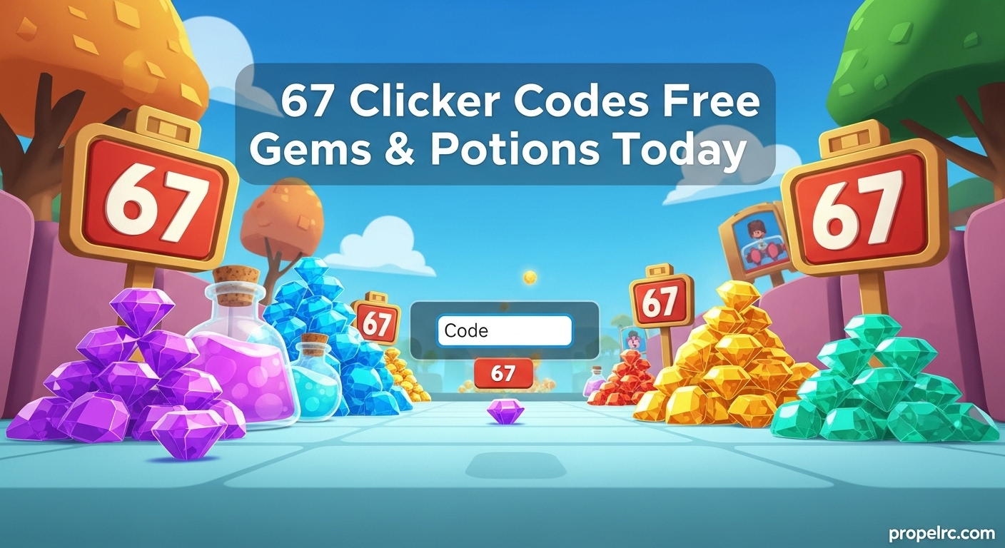 67 Clicker Codes: Working List & How To Redeem August 2026