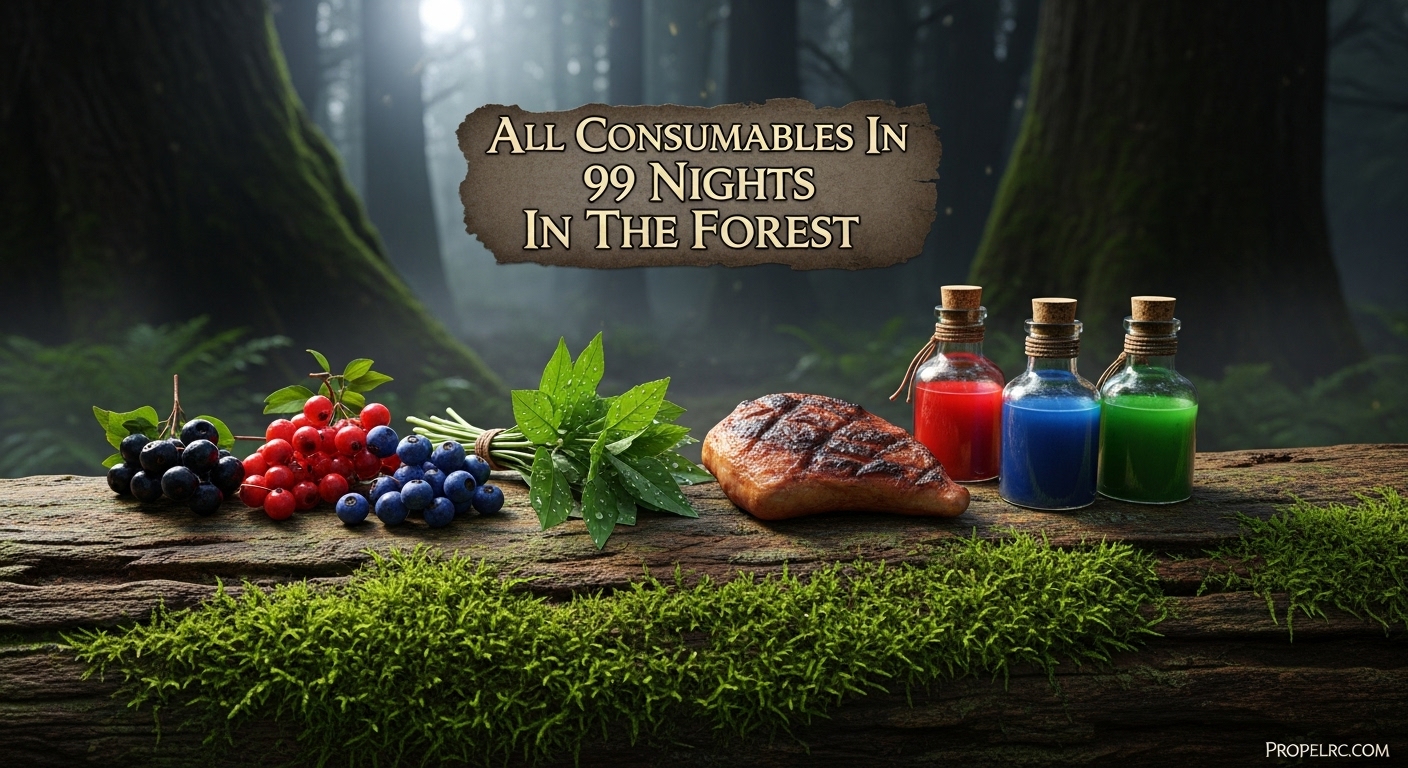 All Consumables In 99 Nights In The Forest August 2026