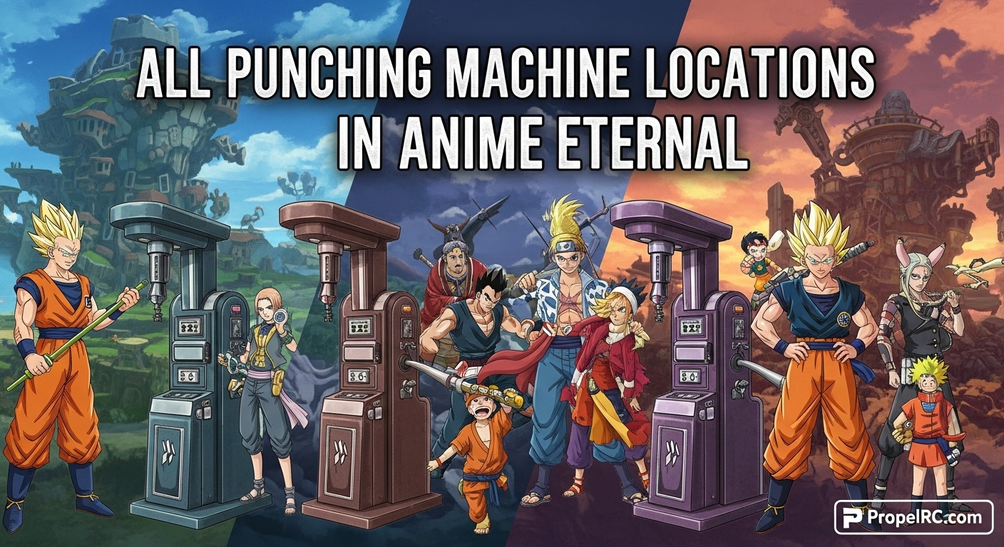 All Punching Machine Locations in Anime Eternal! (August 2026)