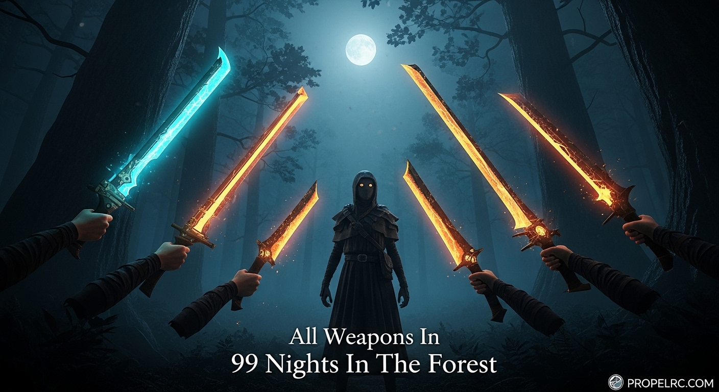 All Weapons In 99 Nights In The Forest August 2026