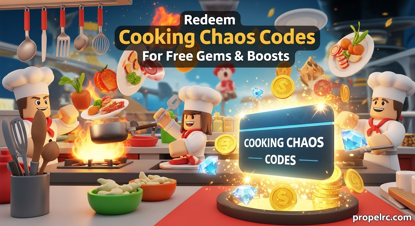 All Working Cooking Chaos Codes August 2026 For Free Gems