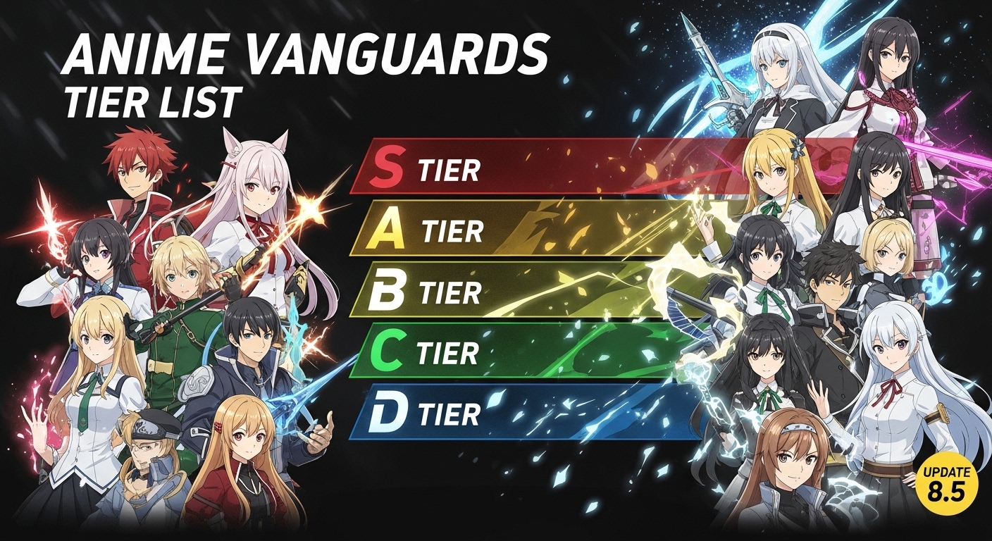 Anime Vanguards Tier List (August 2026) – Best Units Ranked