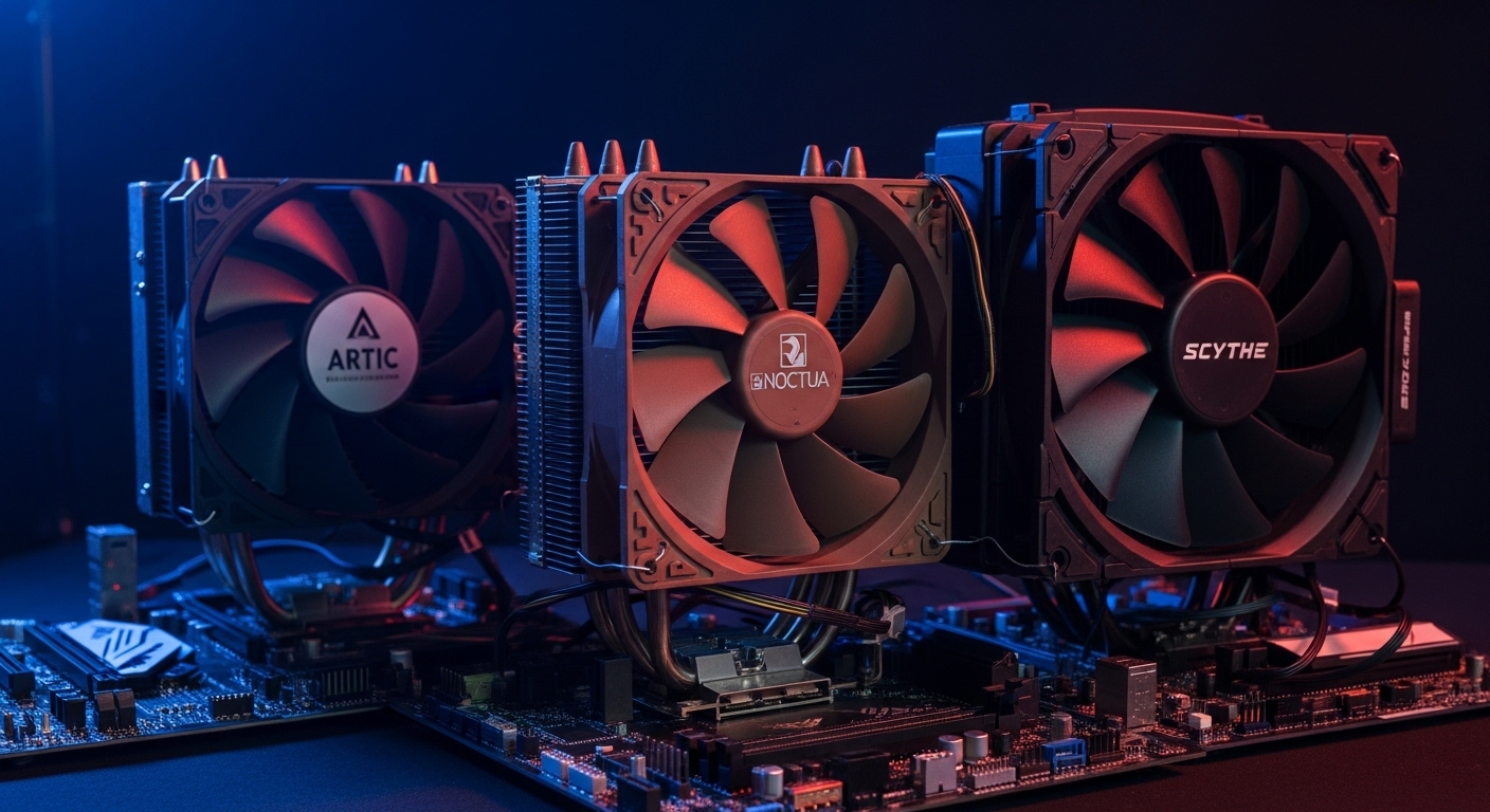 Best CPU Heatsink Fan Shootout 2026: Arctic vs Noctua vs Scythe Tested