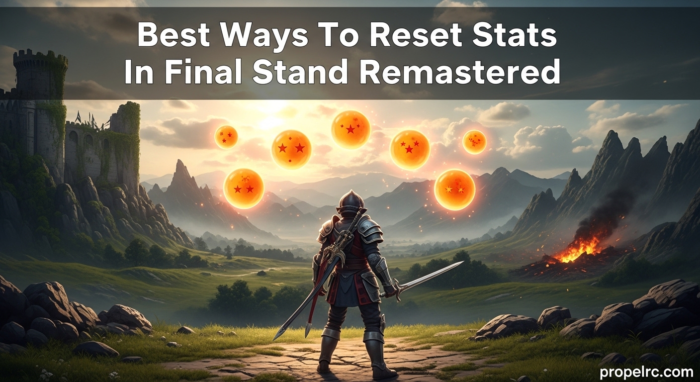 Best Ways To Reset Stats In Final Stand Remastered August 2026
