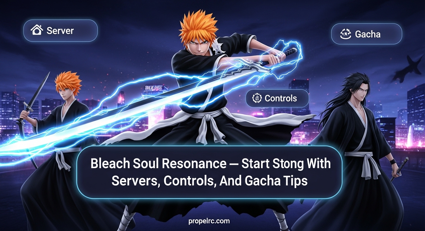Bleach Soul Resonance Beginner Tips & Server Choice August 2026