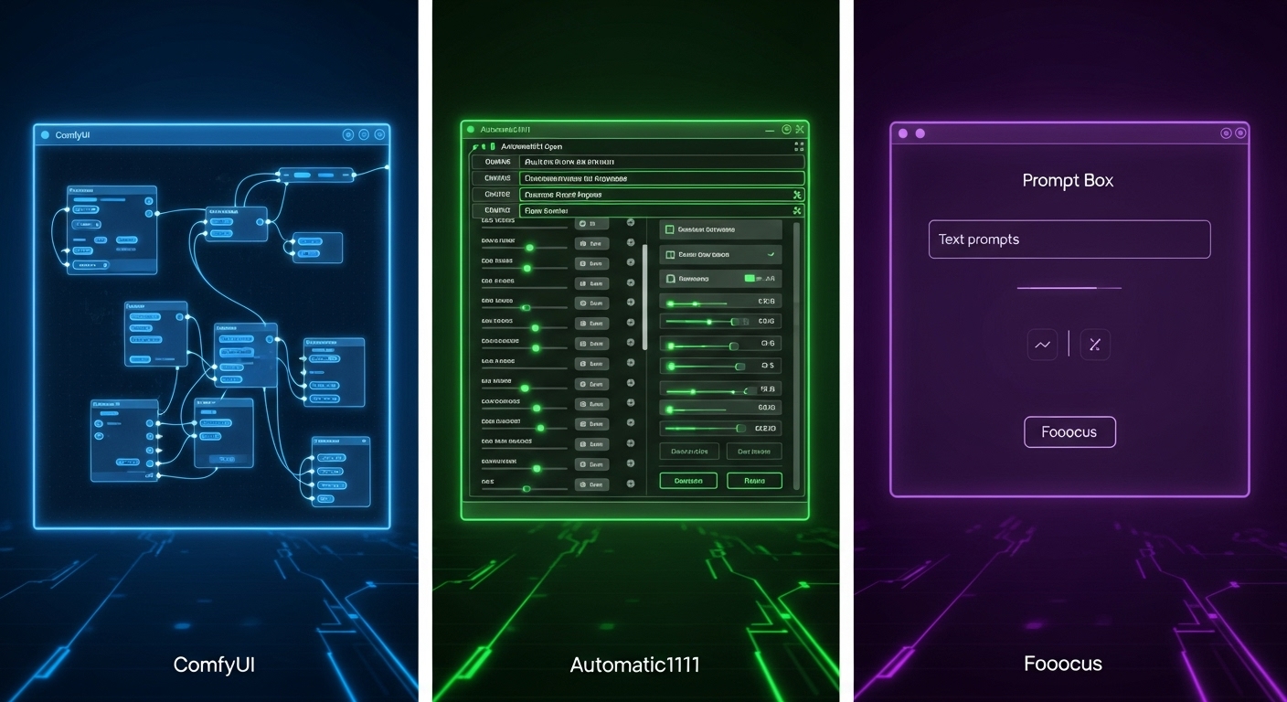 ComfyUI vs Automatic1111 vs Fooocus 2026: Complete Comparison Guide