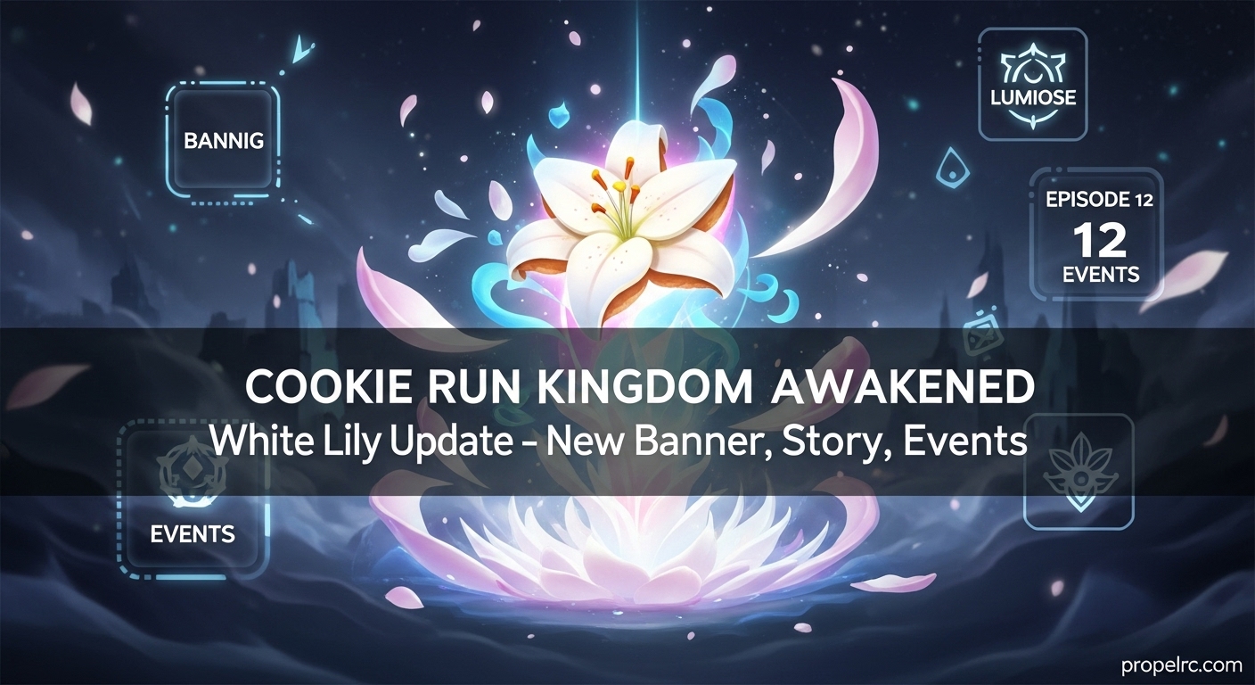 Cookie Run Kingdom Awakened White Lily Update News August 2026