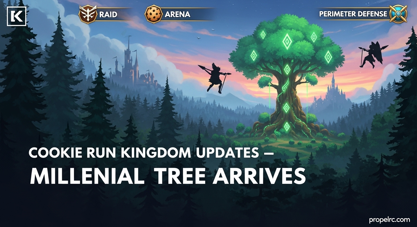 Cookie Run Kingdom Updates August 2026: Millennial Tree Cookie & More