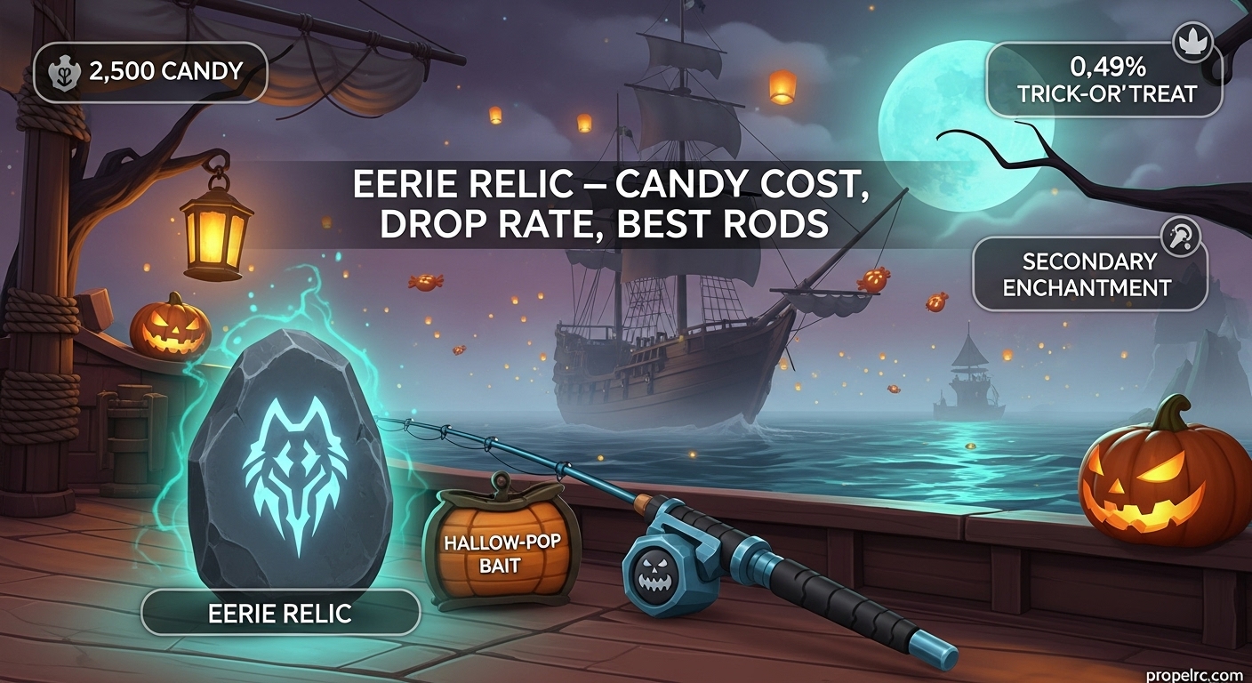 Eerie Relic FischFright August 2026: Cost, Drop Rate, Rods