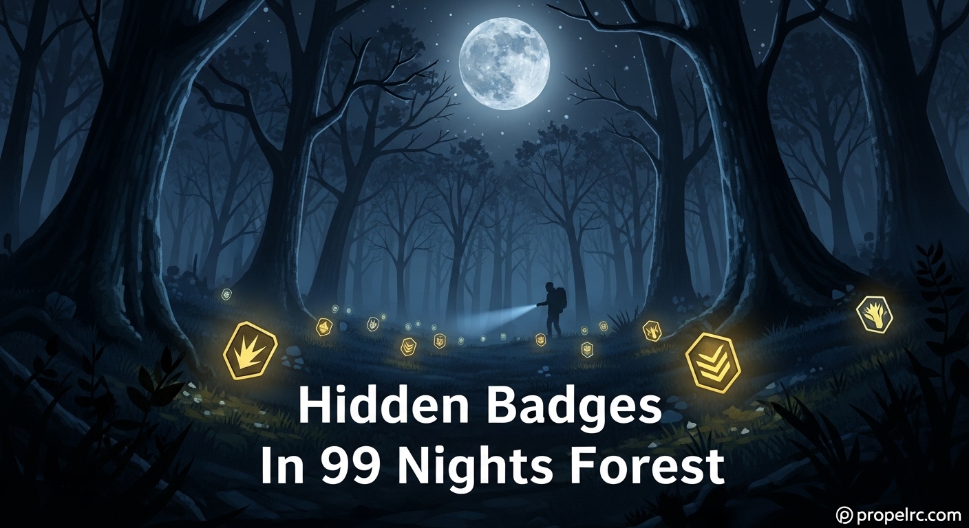 Find Every Hidden Badge In 99 Nights Forest August 2026