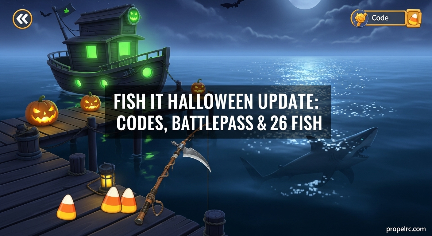 Fish It Halloween Update: New Fish & Codes August 2026