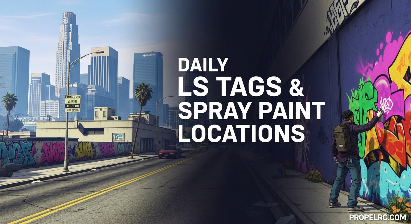 All GTA Online LS Tags And Spray Paint Locations August 2026