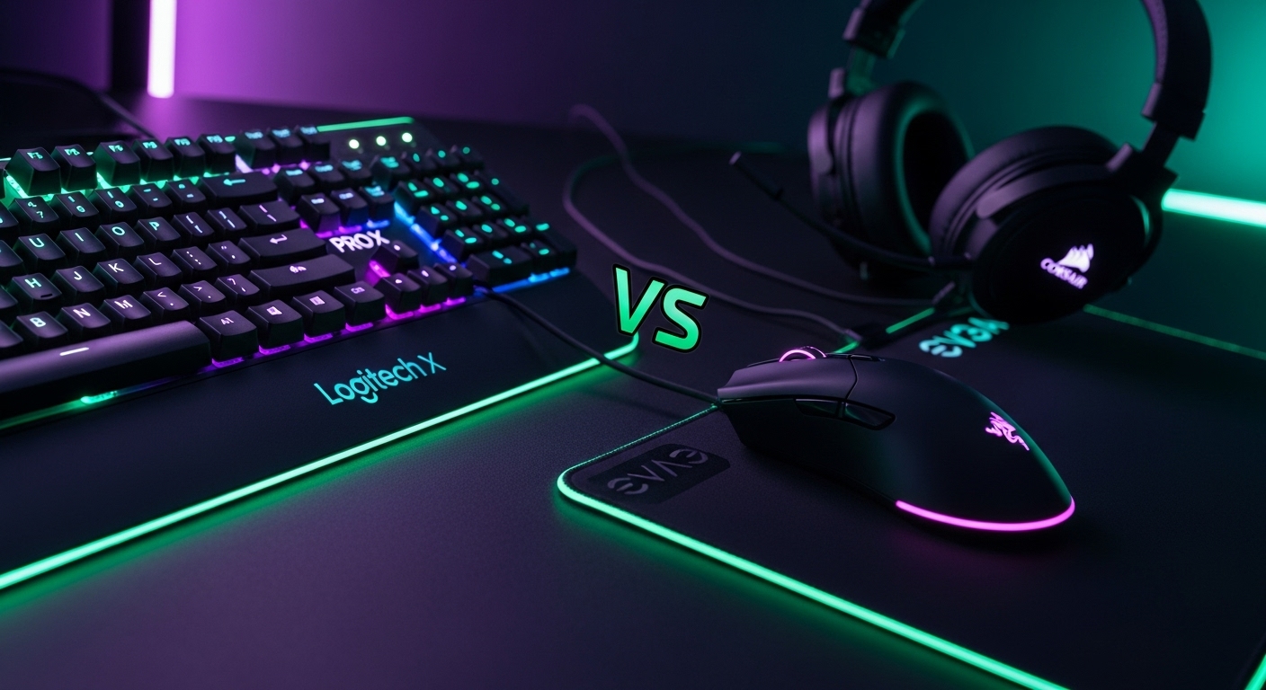 Gaming Peripherals Shootout 2026: Logitech vs Razer vs Corsair vs EVGA