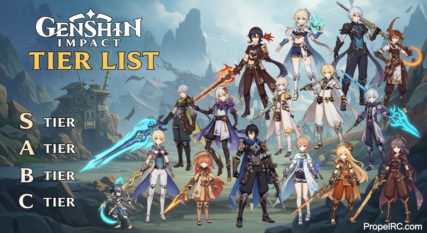 Genshin Impact Tier List (August 2026) Version 6.4 Luna V