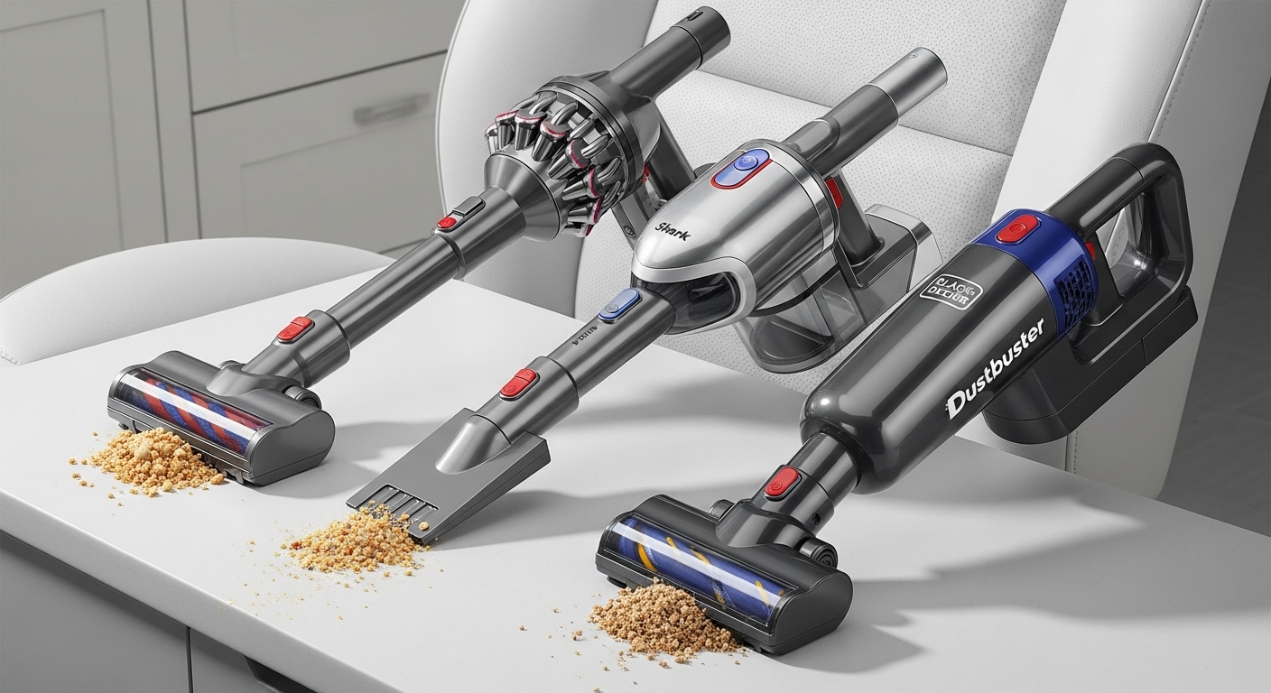 Best Handheld Vacuums 2026: 8 Models Tested for 47 Hours