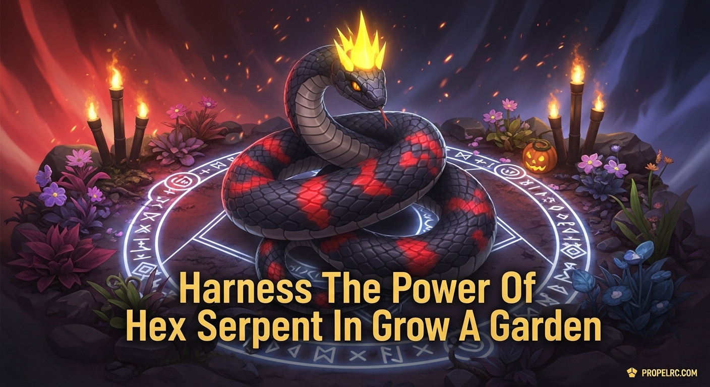 Hex Serpent Grow A Garden August 2026 – Ritual Rewards & Power