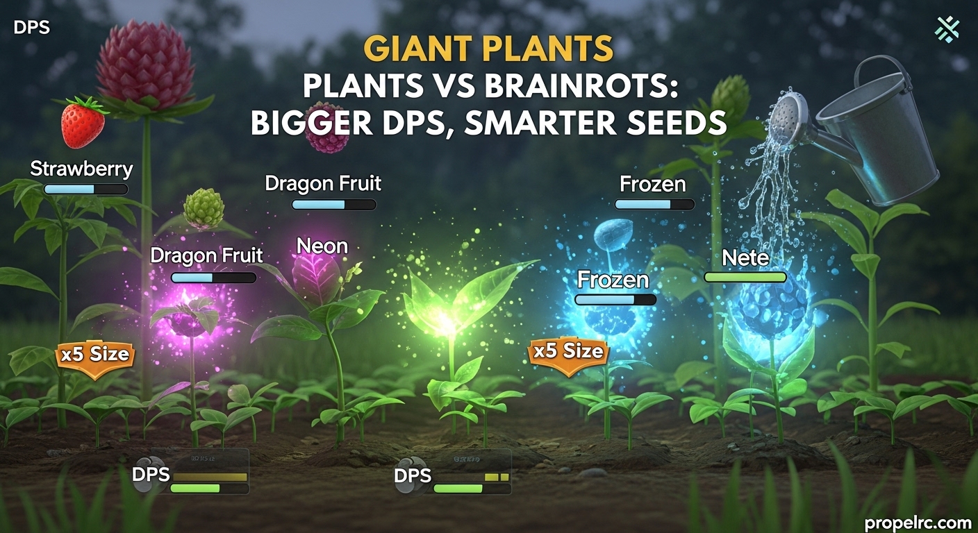How To Grow Giant Plants In Plants Vs Brainrots August 2026