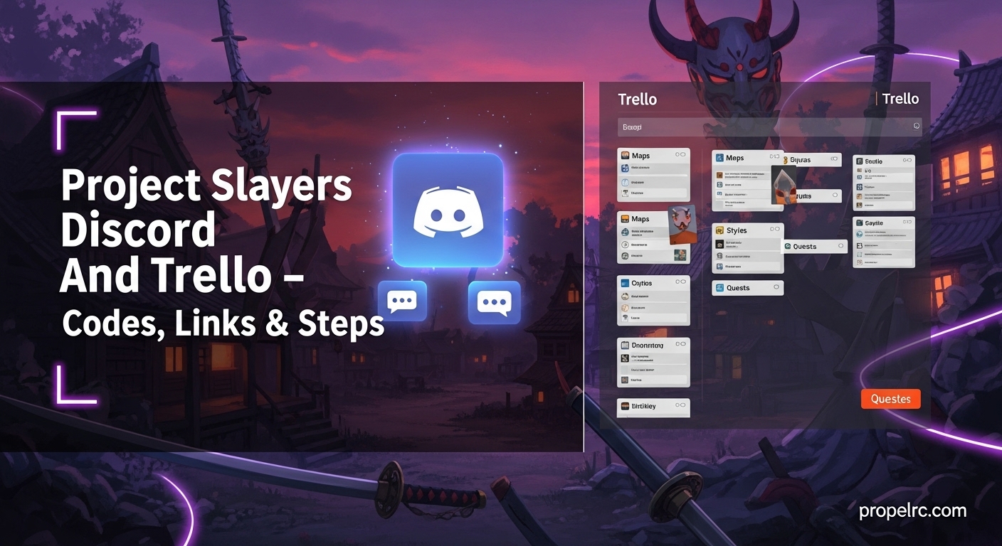Join Project Slayers Discord And Trello August 2026