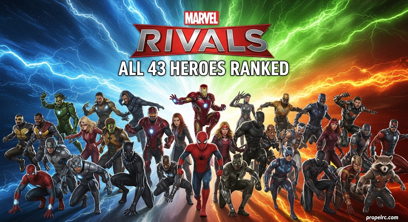 Marvel Rivals All 43 Heroes Ranked August 2026