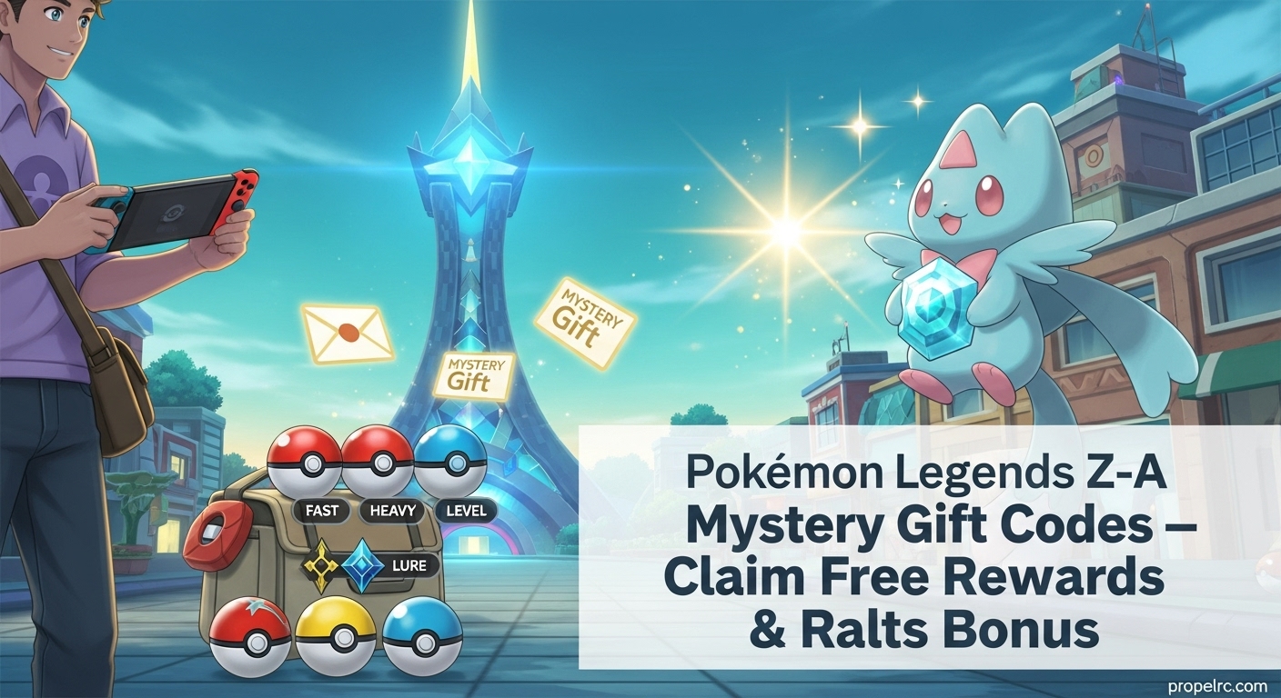 New Pokemon Legends Z-A Mystery Gift Codes August 2026