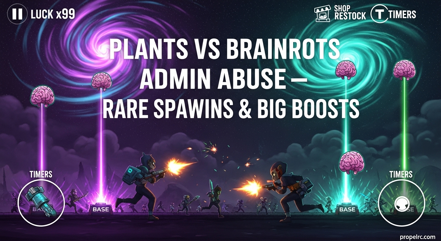 Plants Vs Brainrots Admin Abuse Tips August 2026