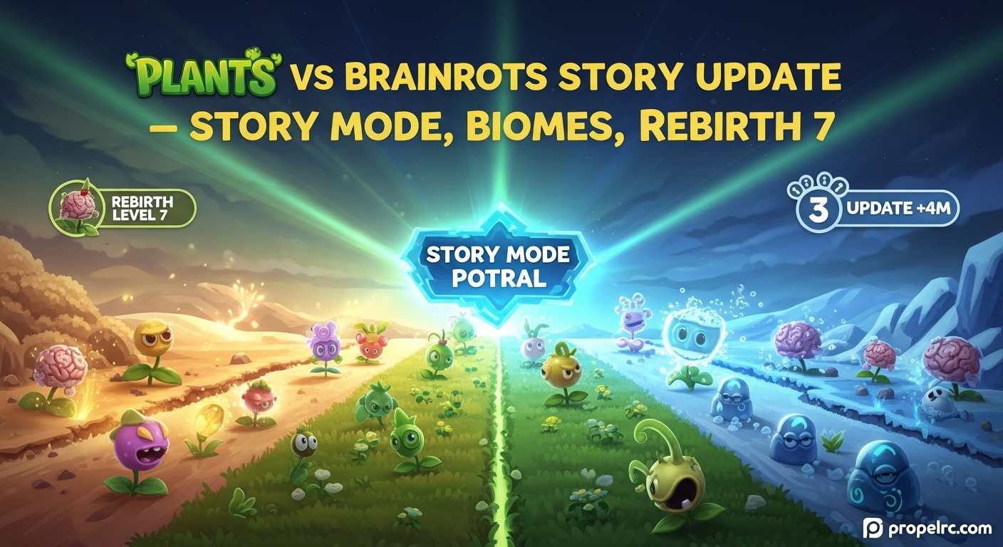 Plants Vs Brainrots Story Update August 2026 Release Date & Time