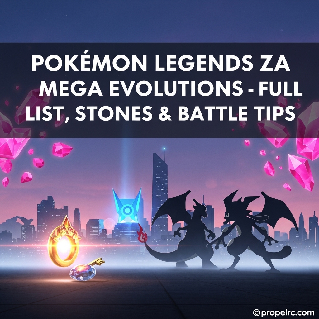Pokemon Legends ZA Mega Evolutions August 2026 List & Tips