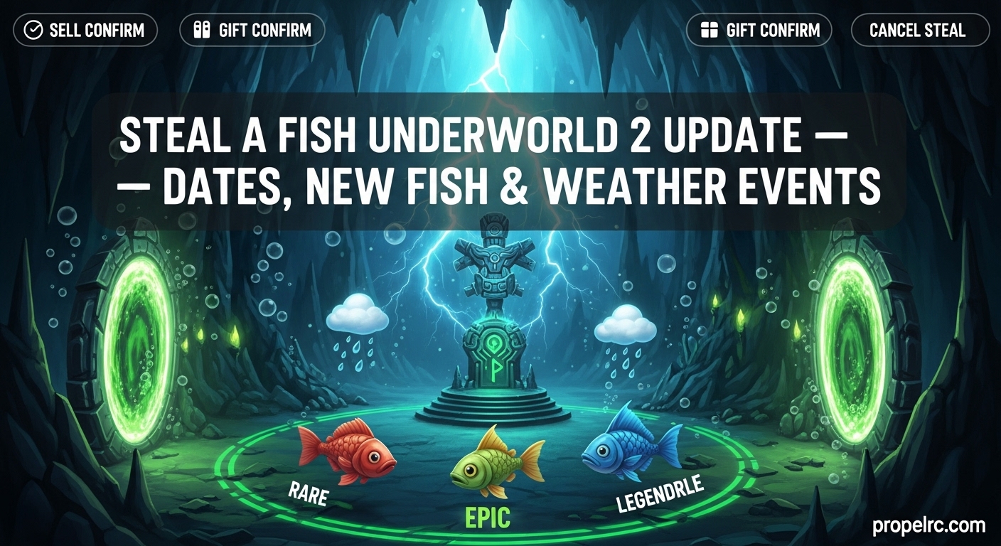 Steal A Fish Underworld 2 Update August 2026 Features