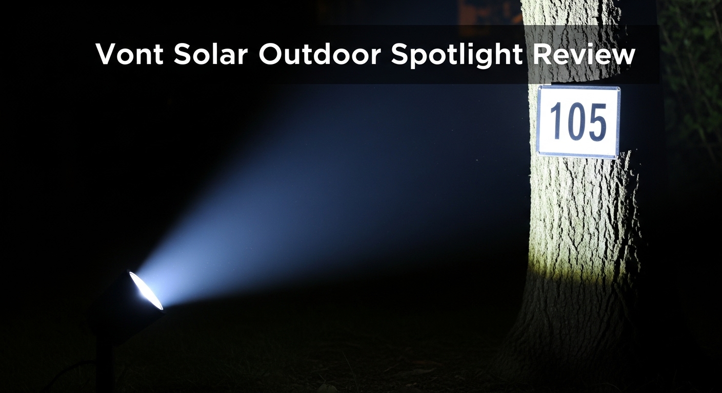 Vont Solar Outdoor Spotlight Review 2026: My 3-Month Test Results