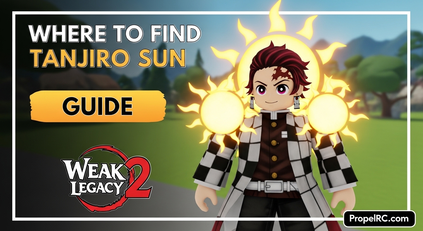 Where to Find Tanjiro Sun in Weak Legacy 2? (August 2026) Image Map Provided!