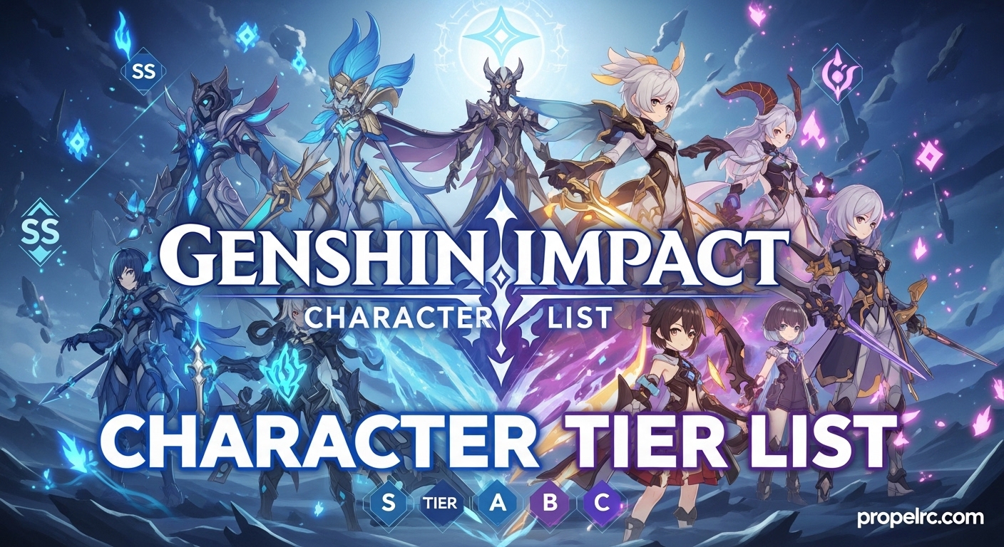 Genshin Impact Character Tier List August 2026: Complete Rankings
