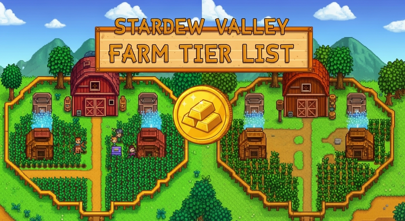 Stardew Valley Farm Tier List (August 2026): Choose the Best Farm Map