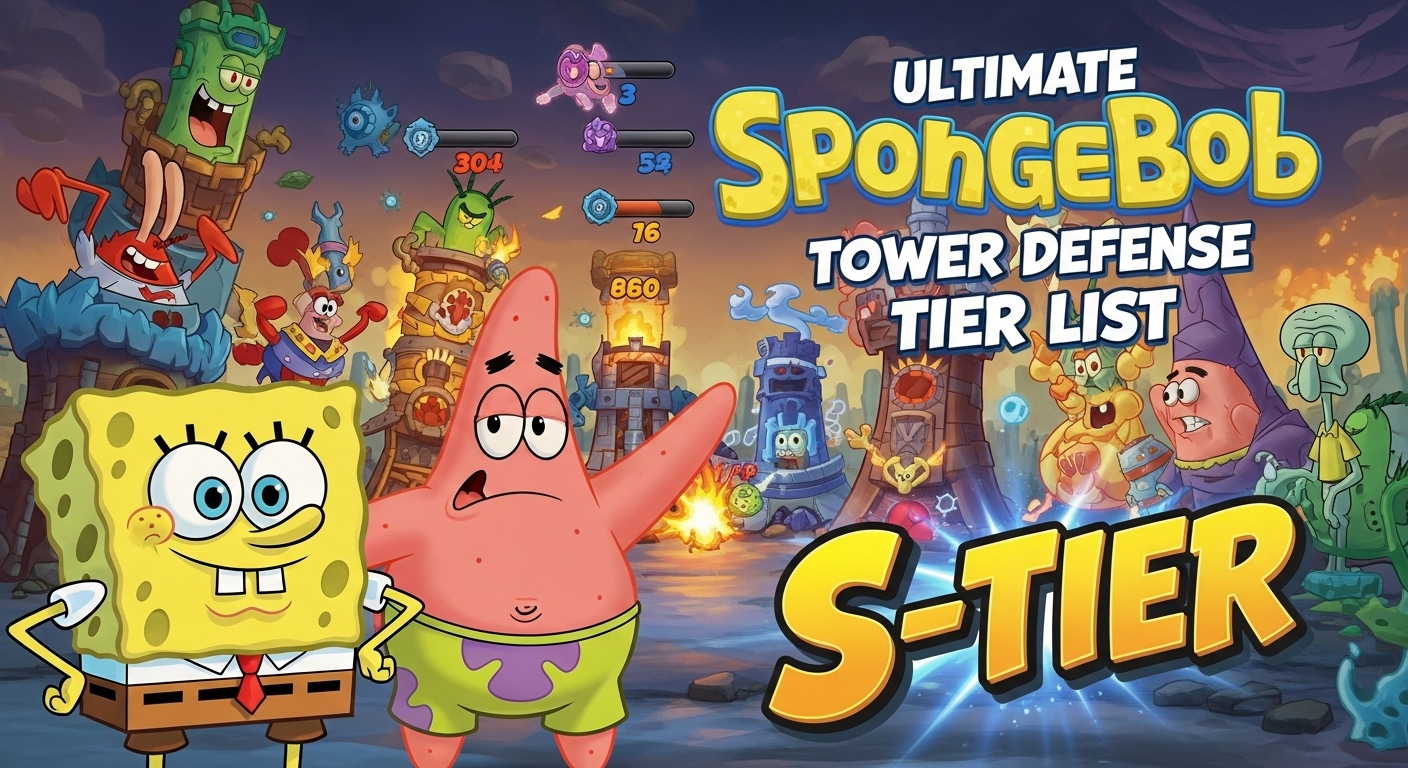 SpongeBob Tower Defense Tier List [UPD 22] (August 2026), Rankings