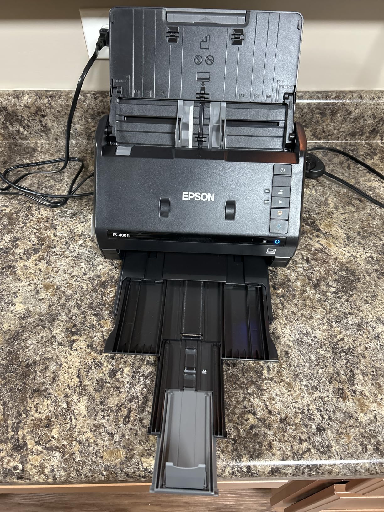Epson Workforce ES-400 II High-Speed Color Duplex Desktop Document Scanner with Auto Document Feeder and Image Adjustment Tools customer photo 1