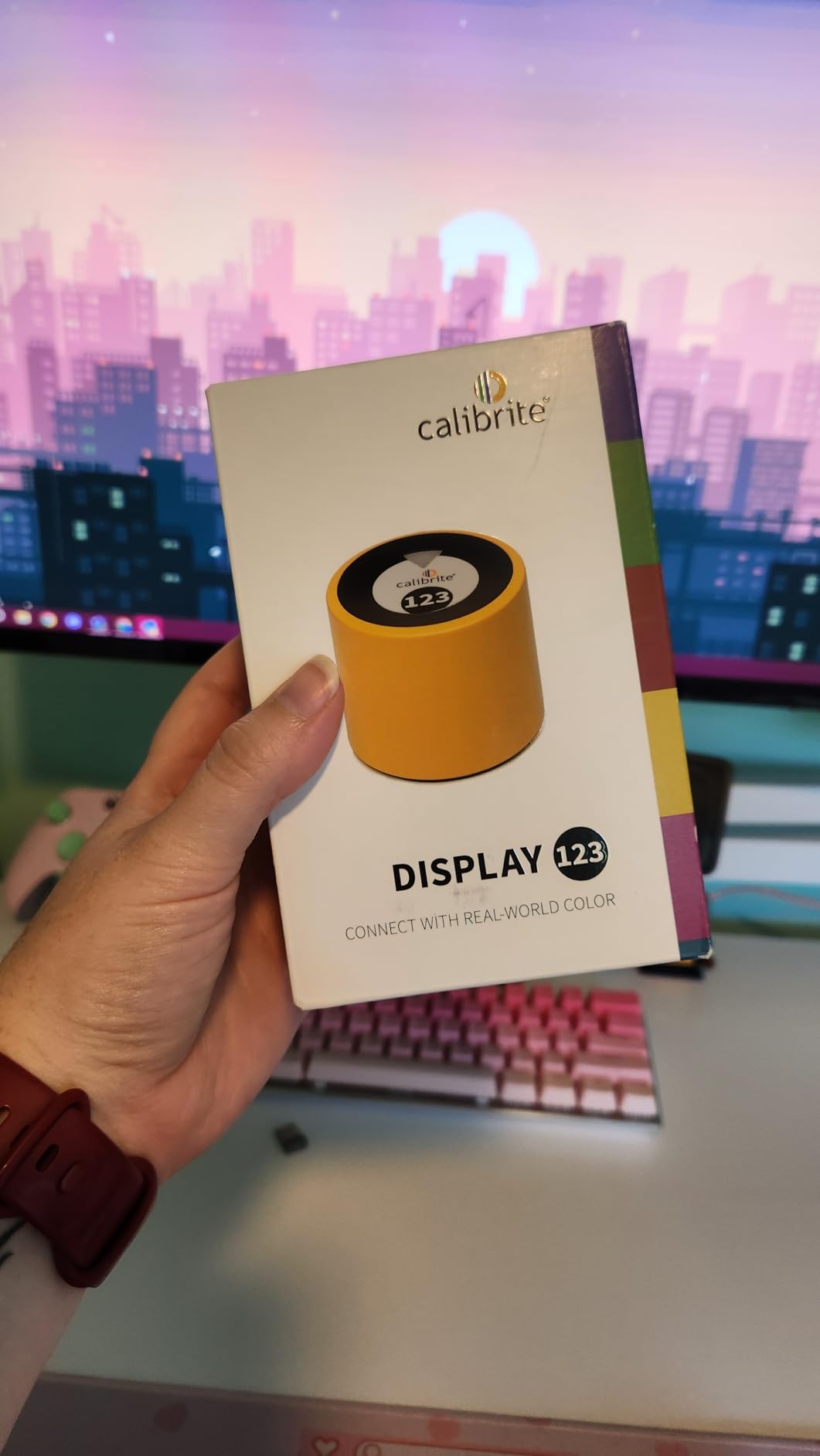 Calibrite Display 123 Monitor Calibration Colorimeter for Photo Editing and Color Accurate Viewing customer photo 1