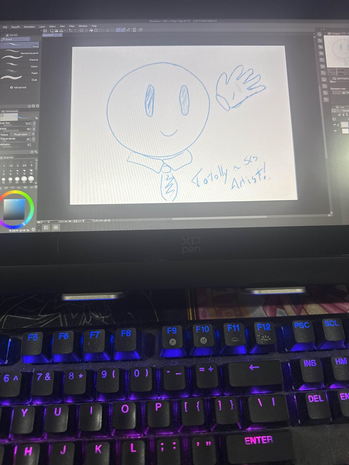 XPPen Upgraded Artist13.3 Pro V2 Drawing Tablet with Screen, 16384 Pen Pressure X3 Pro Stylus Pen Display customer photo 2