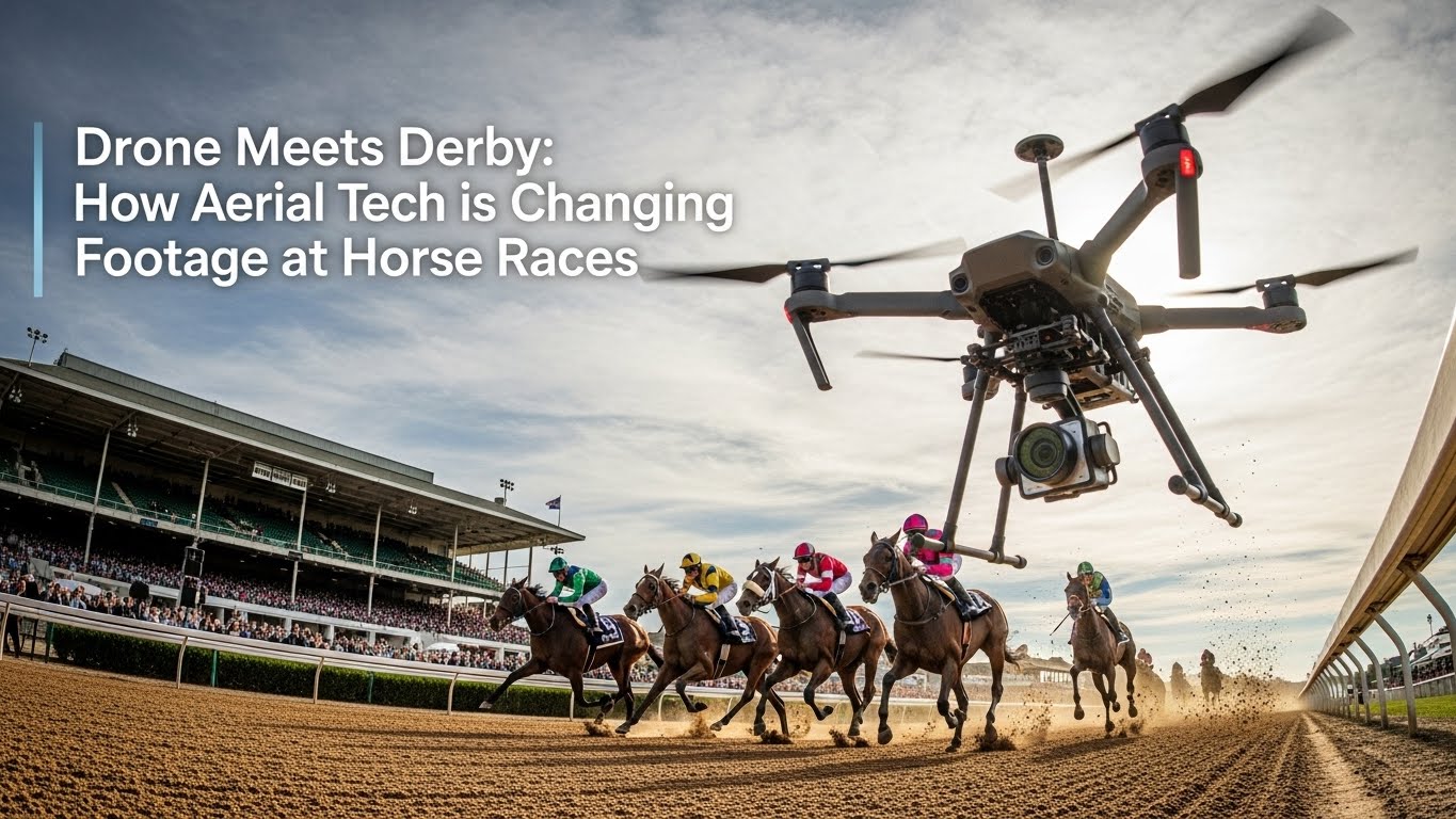 Drone Meets Derby: How Aerial Tech is Changing Footage at Horse Races 