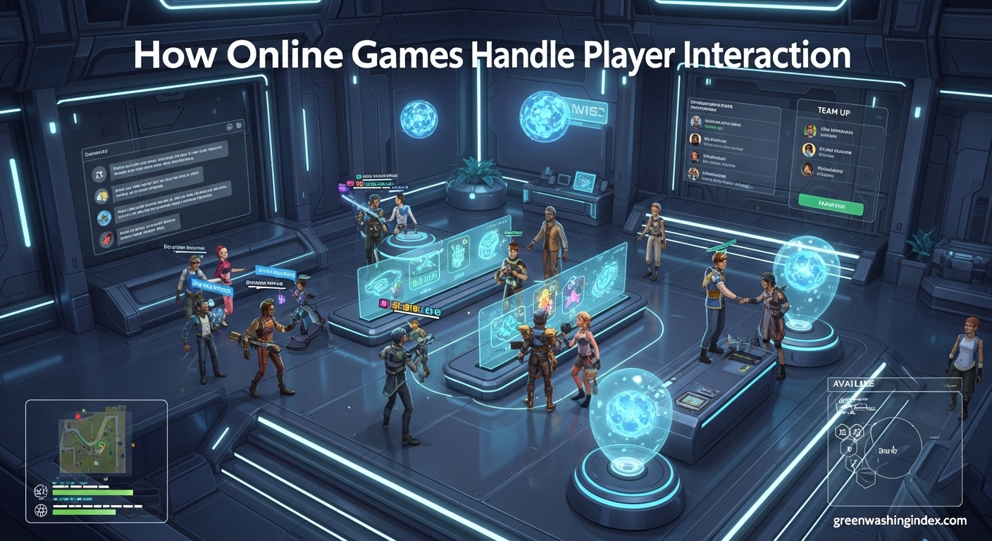 How An Online Game Handles Player Interaction