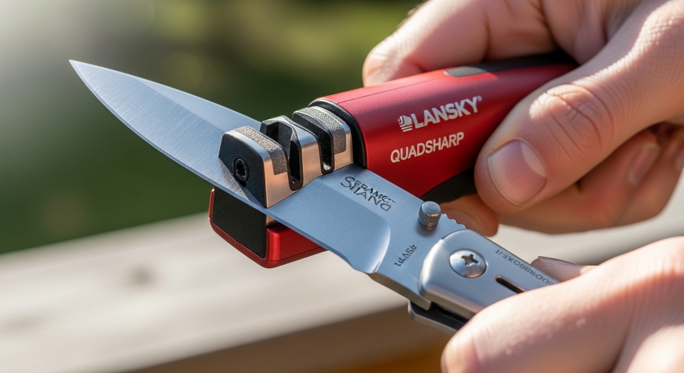 Lansky QuadSharp Review: Four-Angle Pocket Sharpener Put to the Test