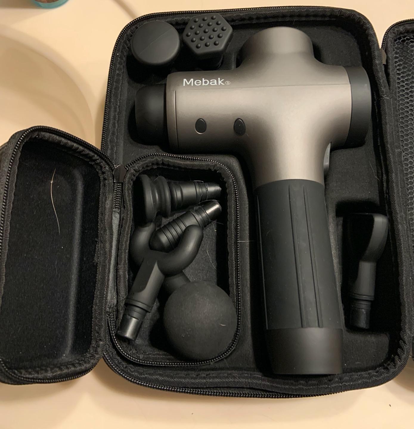Mebak 3 Massage Gun, Deep Tissue for Athletes, Professional Muscle Percussion Massager, Quiet Portable Sport Tool customer photo 2