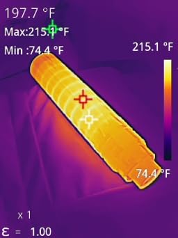 H128 Handheld Thermal Camera, 240x240 TISR Resolution, 24h Battery, 25Hz, Temperature Alarm, IP65 customer photo 1