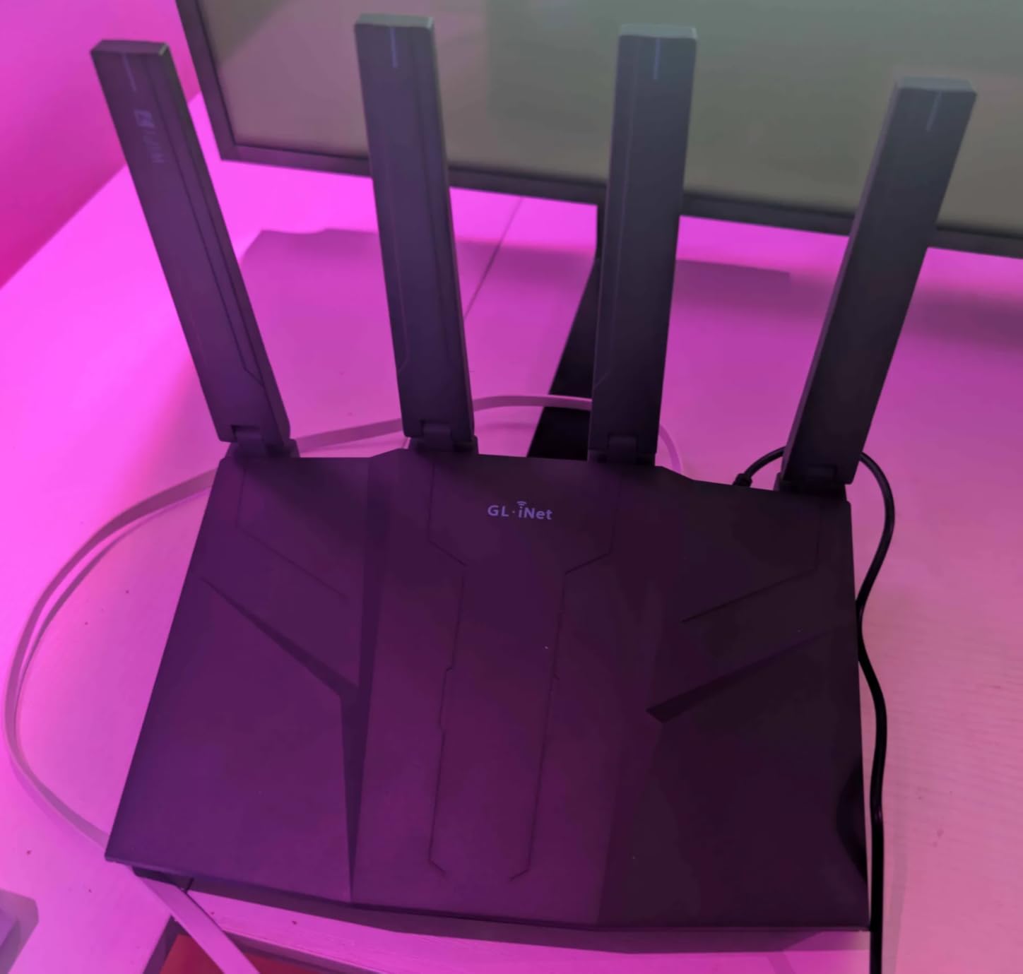 GL.iNet GL-BE6500 Flint 3e Wi-Fi 7 Router with VPN for Home and Gaming | Wi-Fi 7 BE6500 up to 6.5 Gbps with MLO and 4K-QAM for 4K streaming, gaming, and video calls customer photo 1