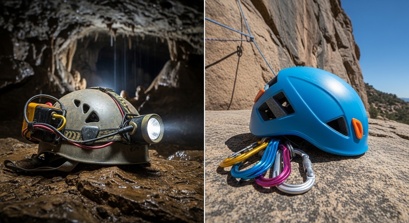 Caving Helmet vs Climbing Helmet: Key Differences Explained