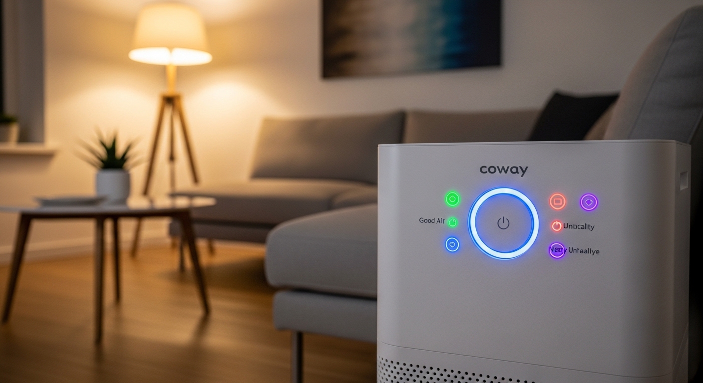 Coway Air Purifier Light Indicators Meaning 2026