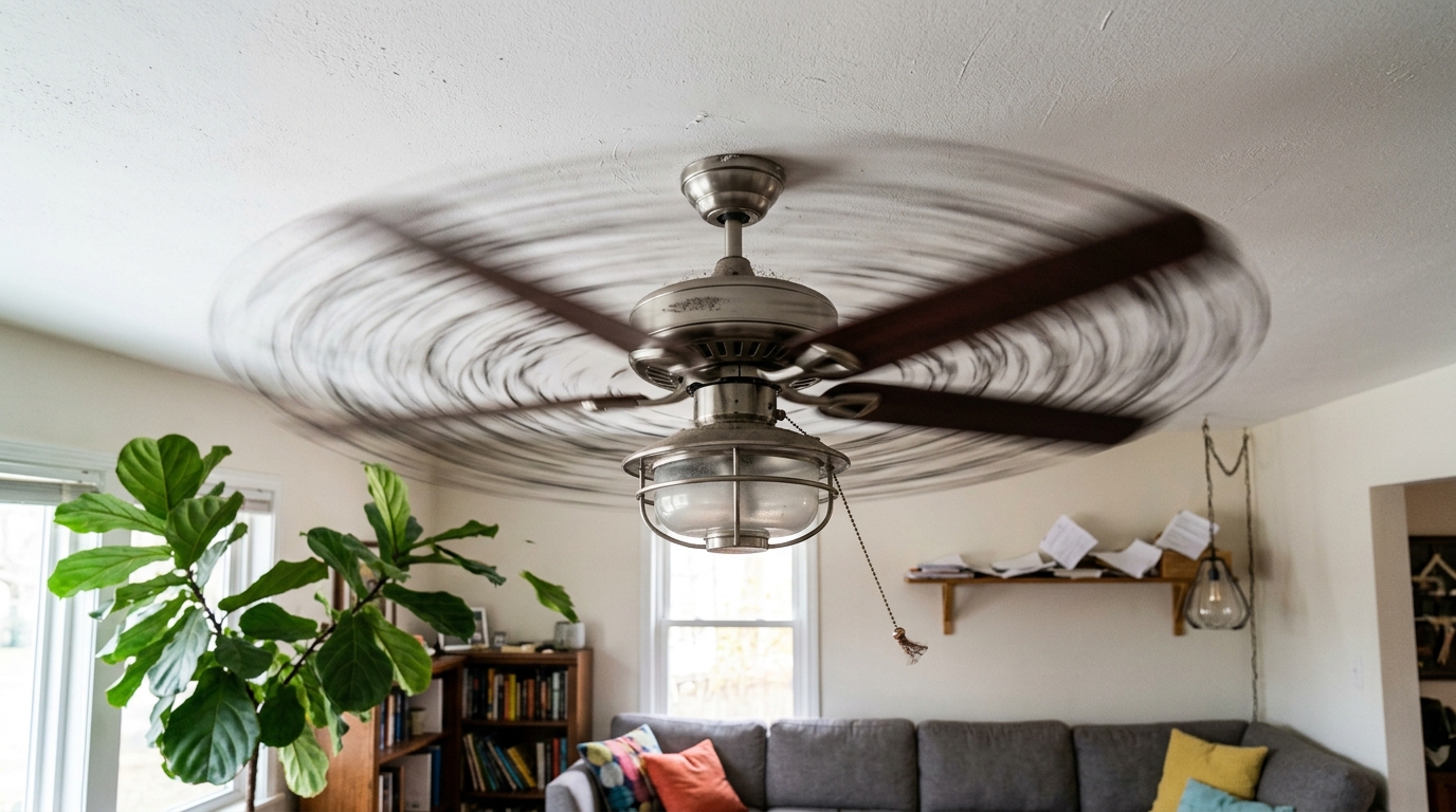 Ceiling Fan Too Fast: Troubleshooting Guide 2026